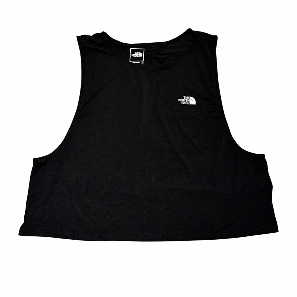 The North Face Women's Sleeveless Black Relaxed Fit FlashDry Active Tank Size XL
